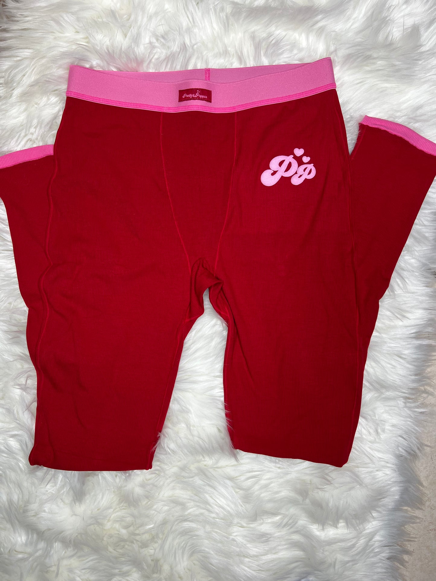 Valentines Ribbed Leggings