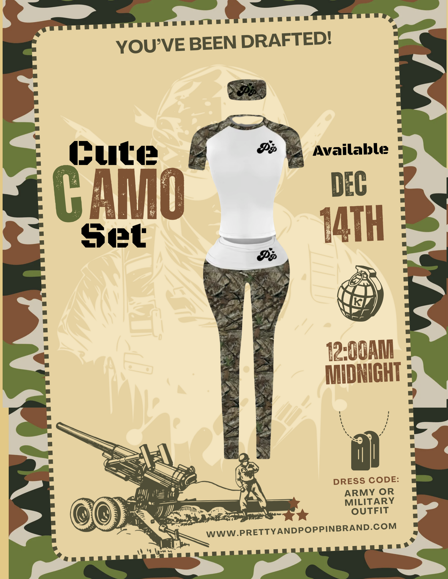 Cute Camo Set