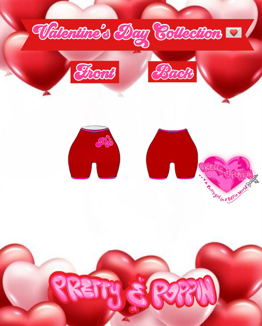 Valentines Ribbed Shorts