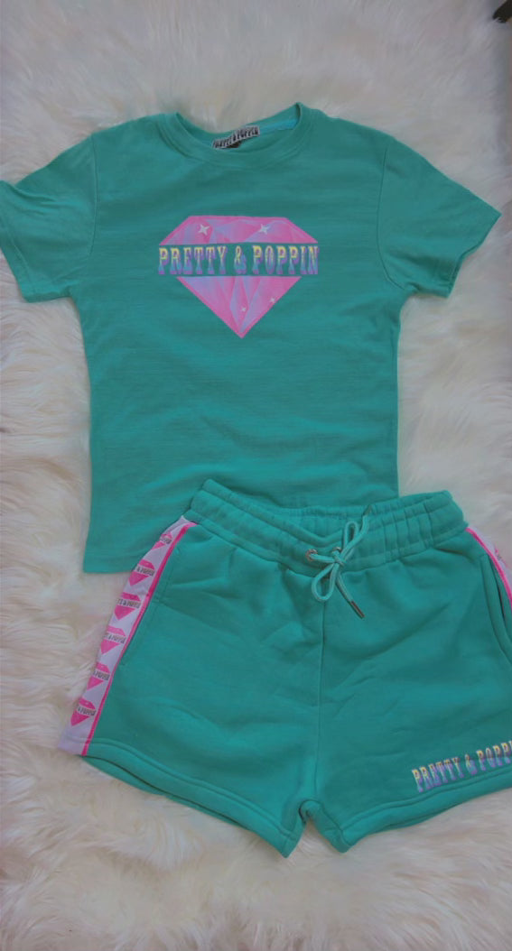 Mint Diamond Set